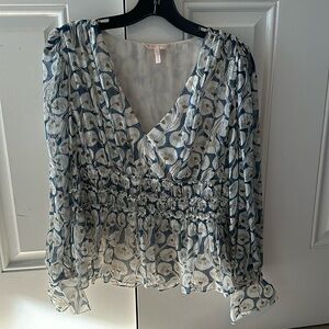 Rebecca Taylor Floral Blouse 6